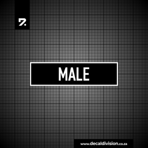 Office Sign - Male Toilet